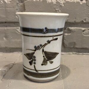 Studio Pottery Signed Cup/Vase/Utensil Holder‎